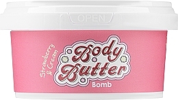 Körperbutter Erdbeere und Sahne - Bomb Cosmetics Strawberry & Cream Body Butter — Bild N3