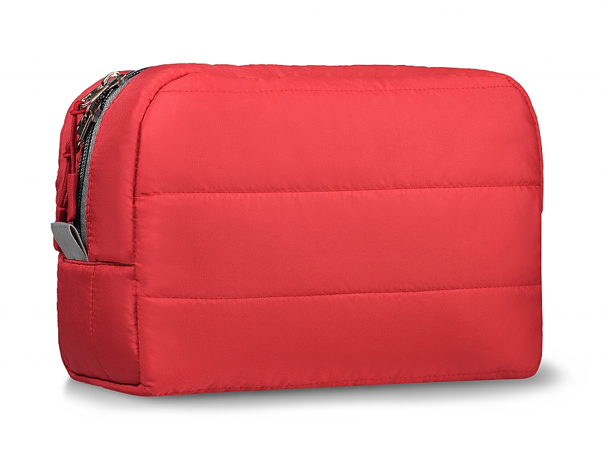 Gesteppte Handtasche rot Classy - MAKEUP Cosmetic Bag Red — Bild N1