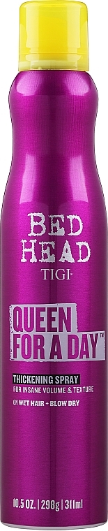 Stylingspray für mehr Volumen und Textur - Tigi Bed Head Queen For A Day Thickening Spray for Insane Volume & Texture — Bild N3