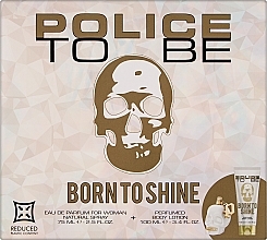 Düfte, Parfümerie und Kosmetik Duftset (Eau de Parfum 75ml + Körperlotion 100ml)  - Police To Be Born To Shine Woman 