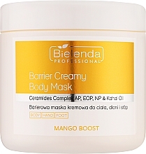 Bielenda Professional Mango Boost Barrier Creamy Body Mask  - Creme-Maske für den Körper — Bild N1