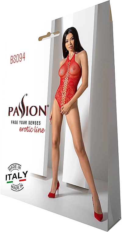 Erotischer Bodystocking BS094 red - Passion Bodystocking — Bild N1