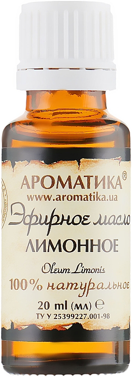 Ätherisches Öl Zitrone - Aromatika — Foto N8