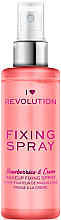 Düfte, Parfümerie und Kosmetik Make-up-Fixierer - I Heart Revolution Fixing Spray Strawberries & Cream