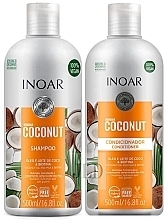 Düfte, Parfümerie und Kosmetik Set - Inoar Bombar Coconut (cond/500ml + shmp/500ml)