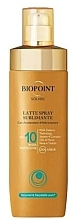 Düfte, Parfümerie und Kosmetik Körperspray-Milch SPF 10 - Biopoint Solaire Latte Spray Sublimante SPF 10