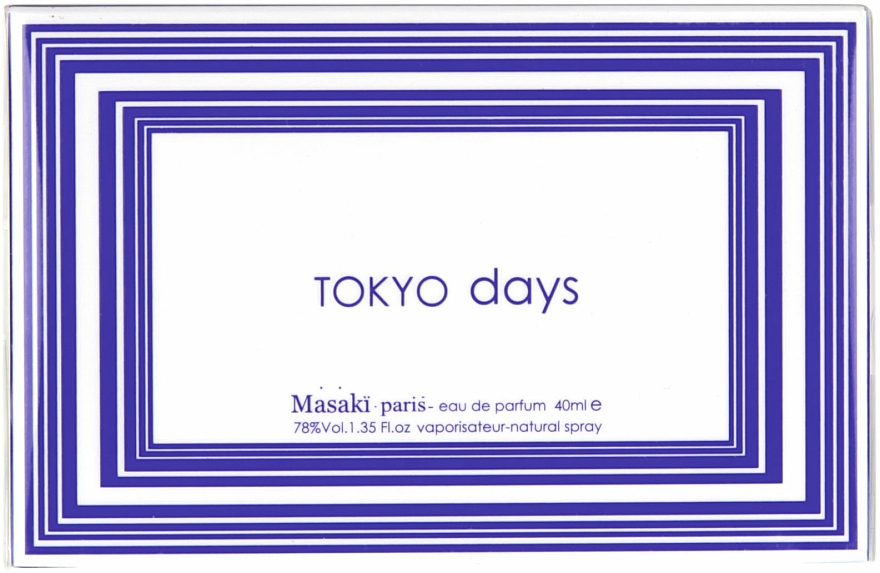 Masaki Matsushima Tokyo Days - Eau de Parfum