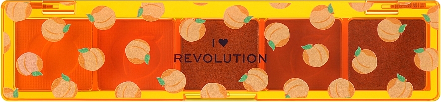 Lidschatten-Palette - I Heart Revolution Mini Match Palette Peach Please — Bild N2