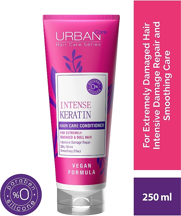 Intensive Keratin-Haarspülung - Urban Care Intense & Keratin Conditioner  — Bild N3