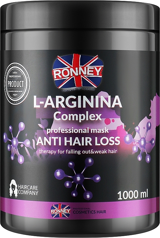 Haarmaske gegen Haarausfall mit L-Arginin - Ronney L-Arginina Complex Anti Hair Loss Therapy Mask — Bild N3