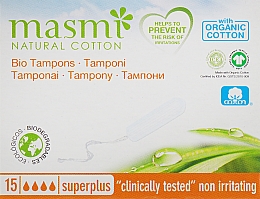Düfte, Parfümerie und Kosmetik Tampons ohne Applikator 15 St. - Masmi Super Plus