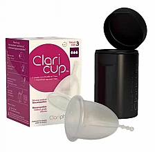 Düfte, Parfümerie und Kosmetik Desinfizierende Menstruationstasse Größe 3 - Claripharm Claricup Menstrual Cup