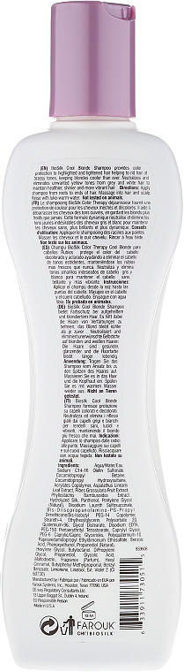 Schützendes Shampoo für coloriertes Haar - BioSilk Color Therapy Cool Blonde Shampoo — Bild N2