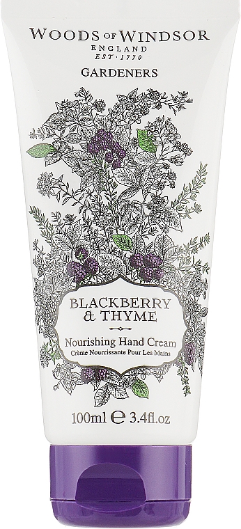 Pflegende Handcreme - Woods of Windsor Blackberry & Thyme Hand Cream — Bild N1