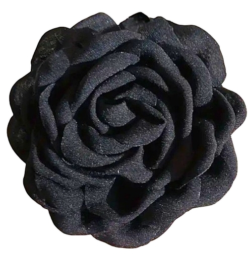 Haarspange Schwarze Rose - Ecarla  — Bild N1