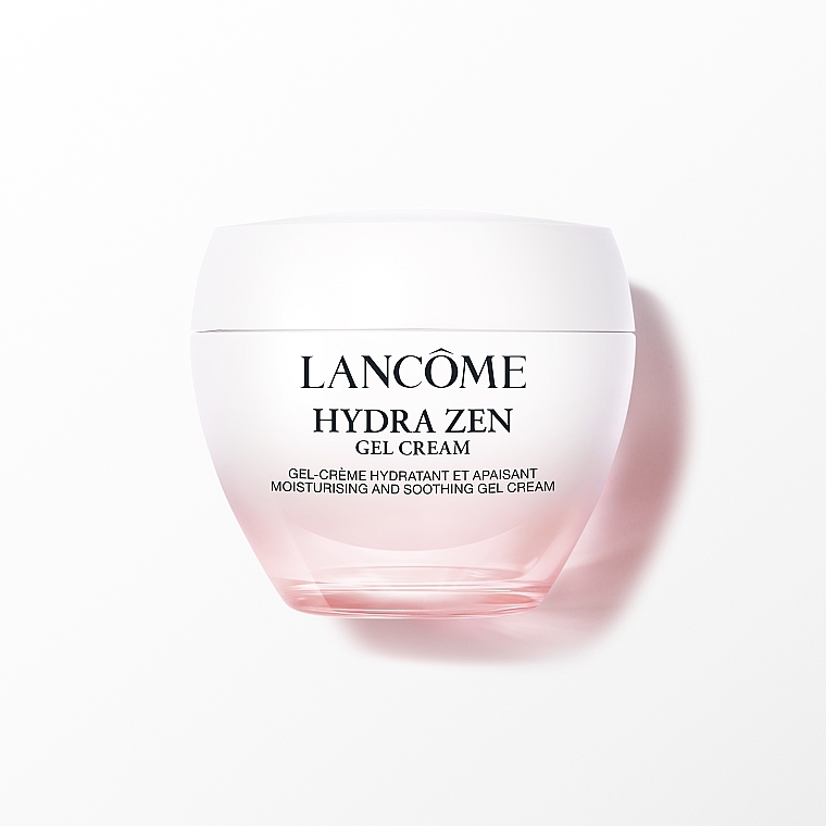 Feuchtigkeitsspendende und beruhigende Gesichtsgel-Creme mit Hyaluronsäure und Rosenextrakt - Lancome Hydra Zen Gel Cream — Bild N2