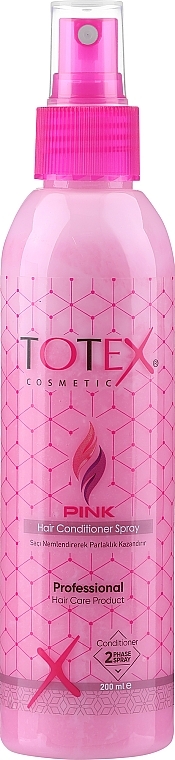 Zwei-Phasen-Spray-Conditioner für das Haar - Totex Cosmetic Pink Hair Conditioner Spray — Bild N1