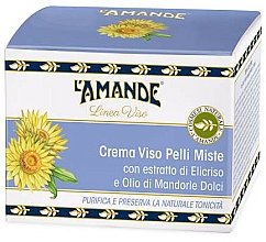 Reinigende Gesichtscreme für Mischhaut und zu Akne neigende Haut - L'Amande Marseille Viso Crema Pelli Miste — Bild N2