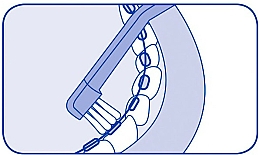Einbüschelbürste CS 708 gelb-blau - Curaprox CS 708 Implant — Bild N3