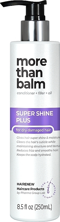 Haarbalsam 100% Spiegelglanz - Hairenew Super Shine Plus Balm Hair — Bild N1