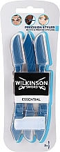 Düfte, Parfümerie und Kosmetik Rasierer für Augenbrauen und Gesicht 3 St. - Wilkinson Sword Essential 