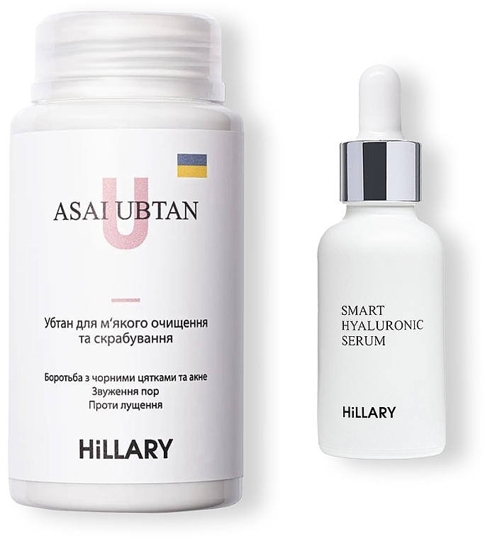 Gesichtspflegeset - Hillary Asai (ser/30ml + ubtan/50g) — Bild N1