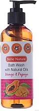 Düfte, Parfümerie und Kosmetik Duschgel mit Mango und Papaya - Belle Nature Bath Wash Mango&Papaya