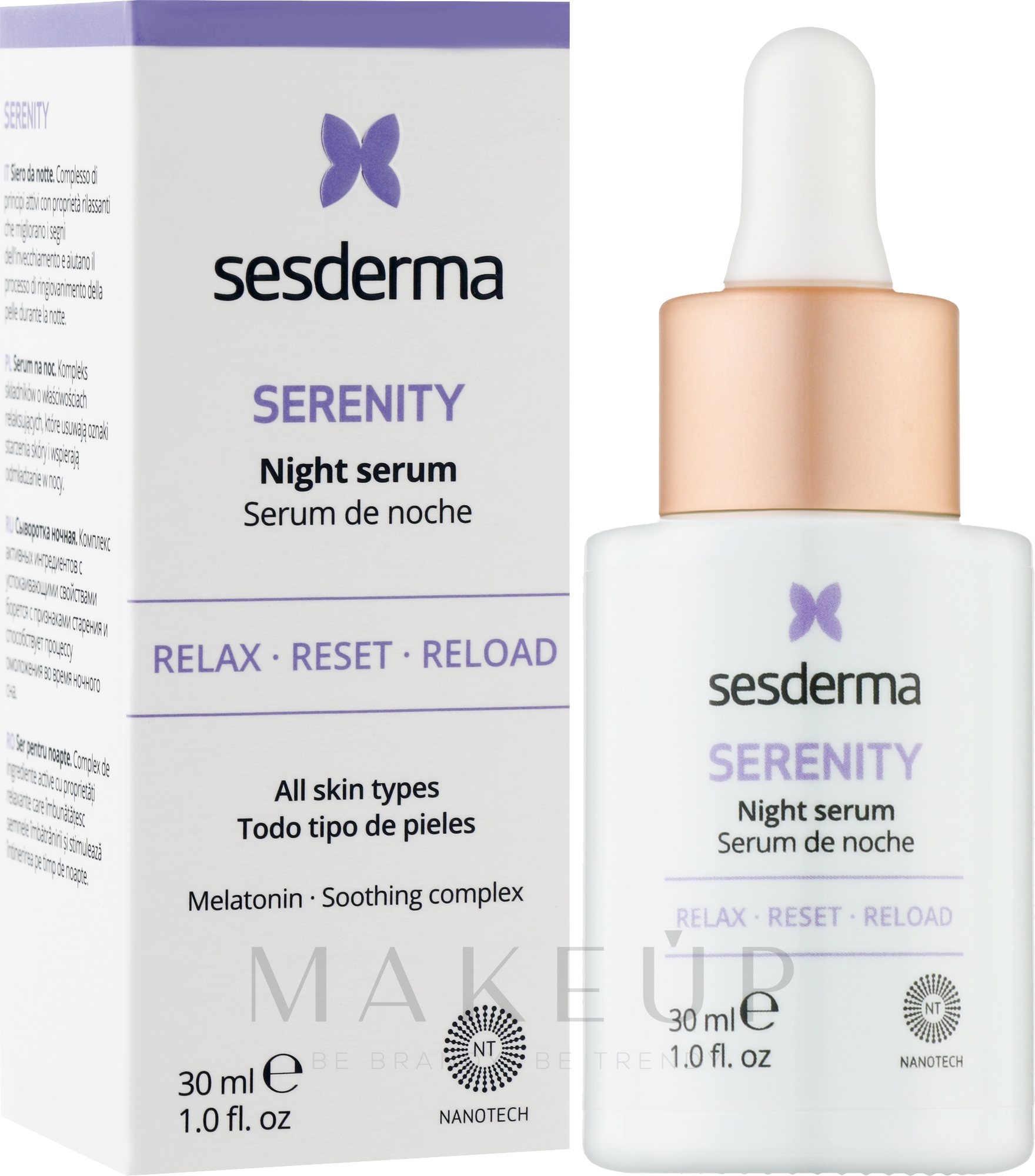 Gesichtsserum für die Nacht - Sesderma Serenity Serum — Bild 30 ml