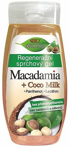 Duschgel mit Macadamia und Kokosmilch - Bione Cosmetics Macadamia + Coco Milk — Bild N1