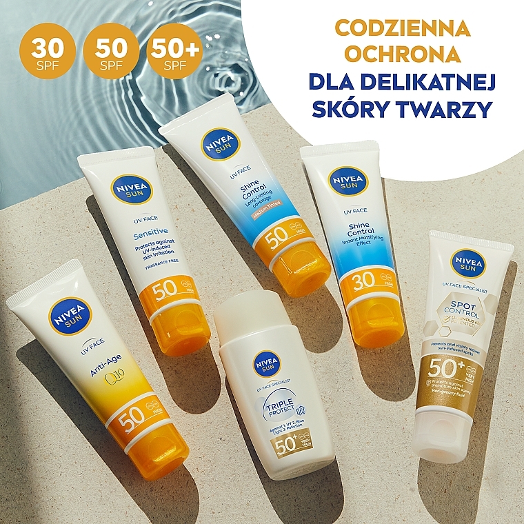 Sonnenschutzcreme für Gesicht SPF 50 - NIVEA Sun UV Face Q10 Anti-Age & Anti-Pigments — Bild N10