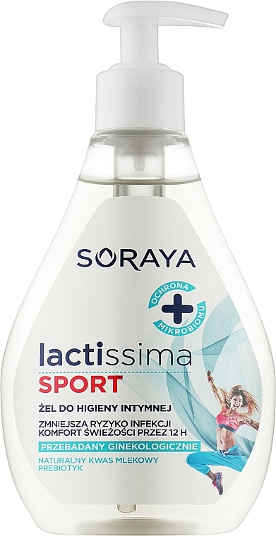 Gel für die Intimhygiene "Sport" - Soraya Lactissima Gel For Intimate Hygiene  — Bild N1