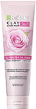 Düfte, Parfümerie und Kosmetik 3in1 Gesichtsmaske mit Rosenwasser und Amaranth - Nature Of Agiva Roses Pink Clay 3 In 1 Scrub Mask