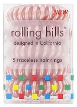 Spiral-Haargummis 5 St. Bronze - Rolling Hills 5 Traceless Hair Rings Bronze — Bild N1