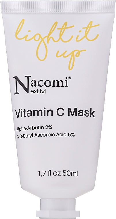 Aufhellende Anti-Aging Gesichtsmaske mit Vitamin C - Nacomi Next Level Vitamin C Mask — Bild N1