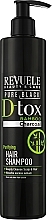 Düfte, Parfümerie und Kosmetik Tiefenreinigendes Shampoo mit Bambus und Aktivkohle - Revuele Pure Black Detox Purifying Shampoo