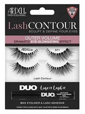 Künstliche Wimpern - Ardell Waterproof Lash Contour 371 Dramatic Eye Elongating — Bild 4 St.