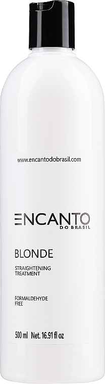Glättende Behandlung für helles Haar - Encanto Do Brasil Blonde Straightening Treatment — Bild N3