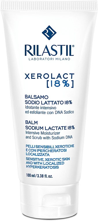Revitalisierender Balsam mit 18 % Natriumlactat - Rilastil Xerolact 18% Balm Sodium Lactate — Bild N1