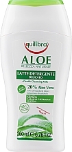 Sanftes Gesichtsreinigungsmilch zum Abschminken mit Aloe Vera - Equilibra Aloe Cleansing Milk — Bild N1