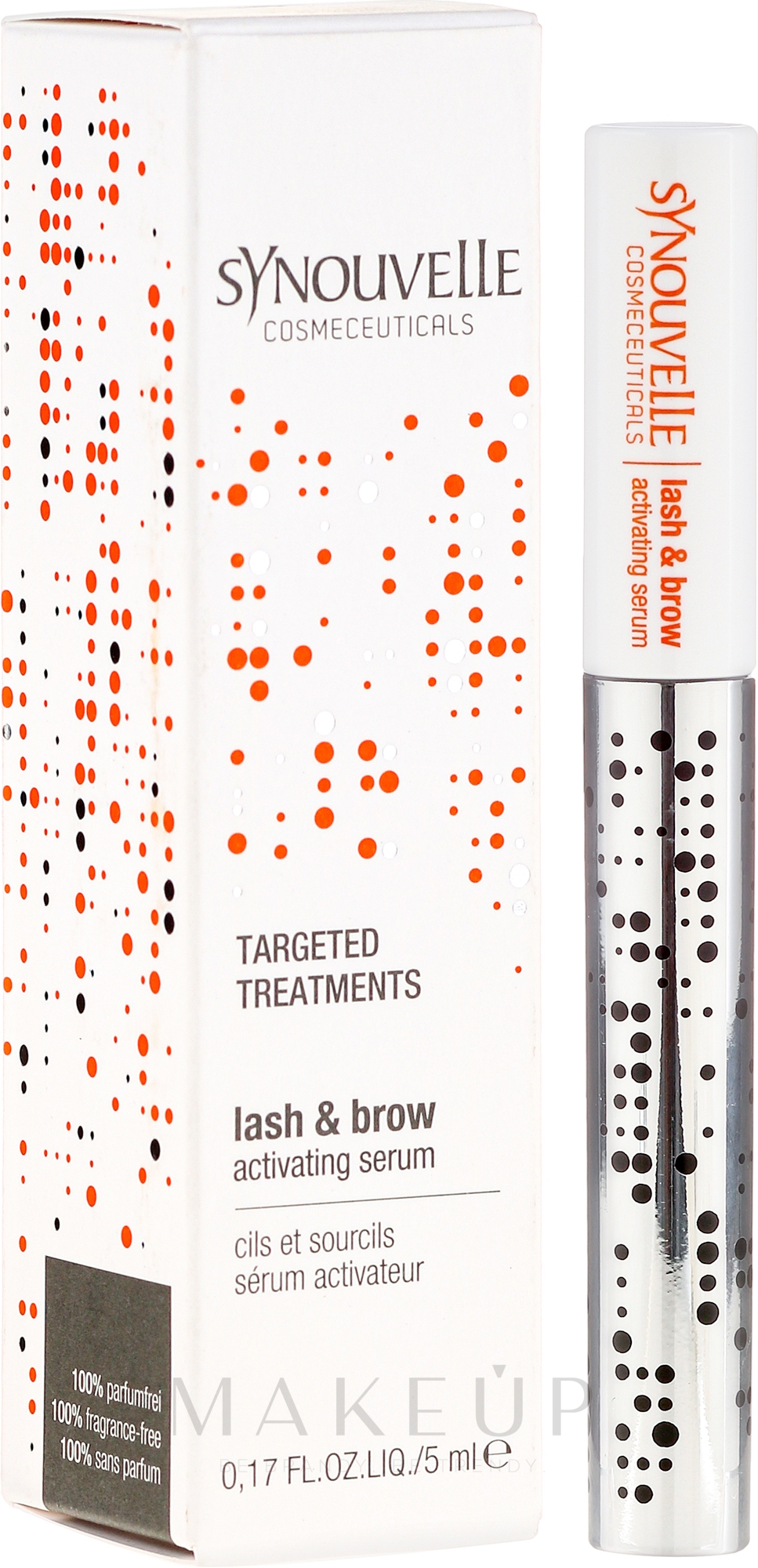 Hochkonzentriertes Wirkstoff-Serum für Wimpern und Augenbrauen - Synouvelle Cosmectics Targeted Treatments Lash & Brow Activating Serum — Bild 5 ml