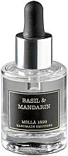 Düfte, Parfümerie und Kosmetik Cereria Molla Basil & Mandarin - Ätherisches Duftöl für Diffuser mit Basilikum und Mandarine