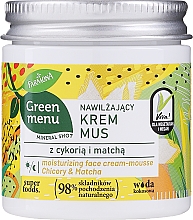 Düfte, Parfümerie und Kosmetik Feuchtigkeitsspendende Gesichtscreme-Mousse mit Chicorée und Matcha - Farmona Green Menu