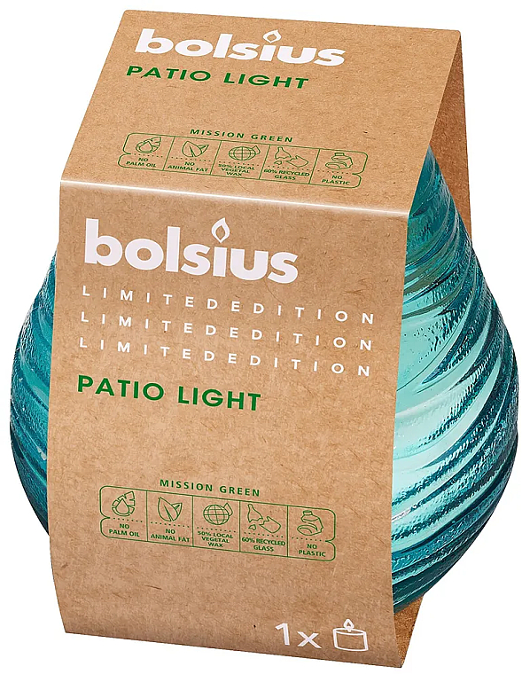 Gartenkerze Patio Light Luft - Bolsius 94x91 mm