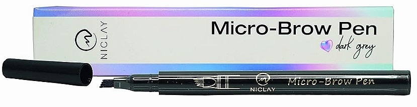 Augenberauenpinsel - Niclay Micro Brow Pen — Bild N2