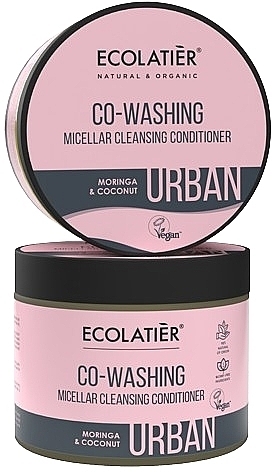 Mizellarer Haarbalsam mit Moringa und Kokosnuss - Ecolatier Urban Micellar Cleansing Conditioner
