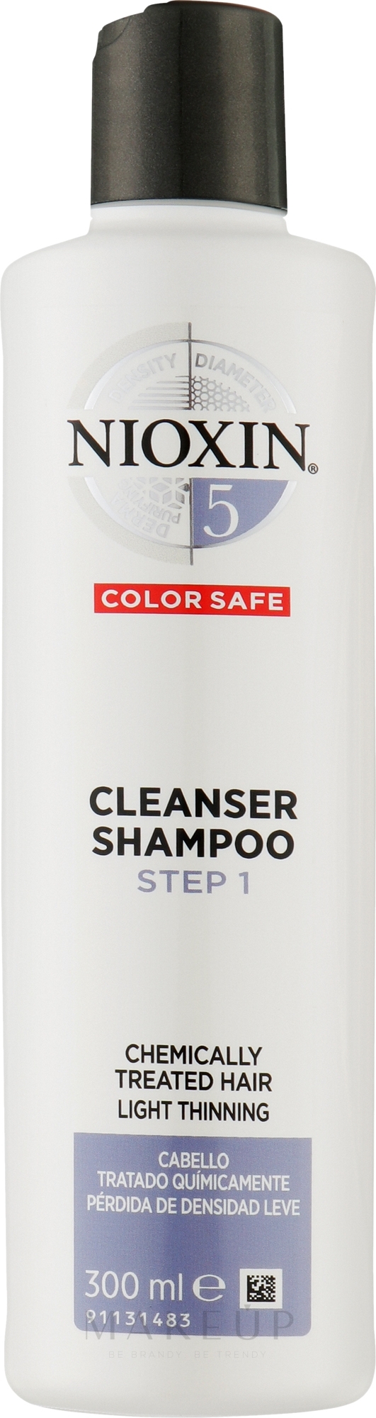 Reinigungsshampoo - Nioxin Thinning Hair System 5 Cleanser Shampoo — Bild 300 ml