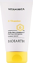 Düfte, Parfümerie und Kosmetik Gesichtsreinigungsgel - Bioearth Vitaminica 6 Vitamins Jelly Face Cleanser 