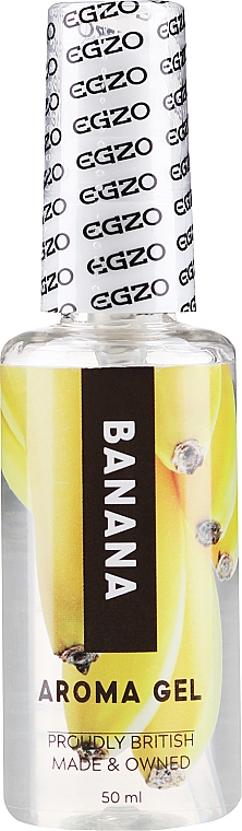Essbares orales Gleitgel auf Wasserbasis Banane - Egzo Aroma Gel Banana — Bild N1