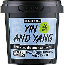 Düfte, Parfümerie und Kosmetik Shampoo für fettiges Haar Yin und Yang - Beauty Jar Shampoo For Oily Hair