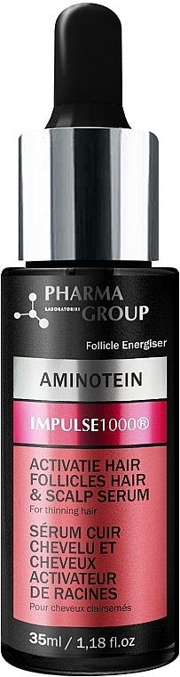Haar- und Kopfhautserum - Pharma Group Laboratories Aminotein + Impulse 1000 Hair & Scalp Serum — Bild N1